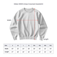 Gildan 18000 Unisex White, Black Crewneck Sweatshirt Front Print for Baseball Mom - Mother's Day Gift - In My Baseball Mom Era