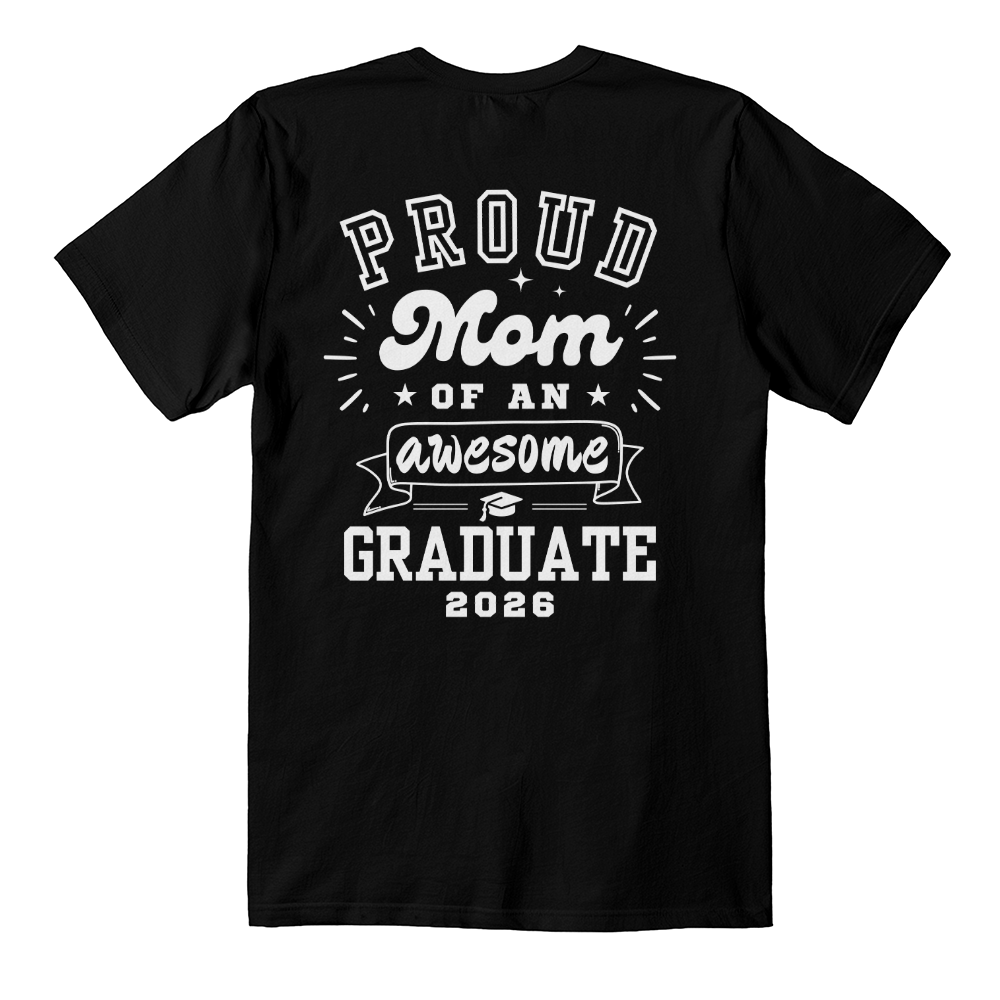 Bella + Canvas 3001 Unisex T-Shirt Back Print - Mom-2
