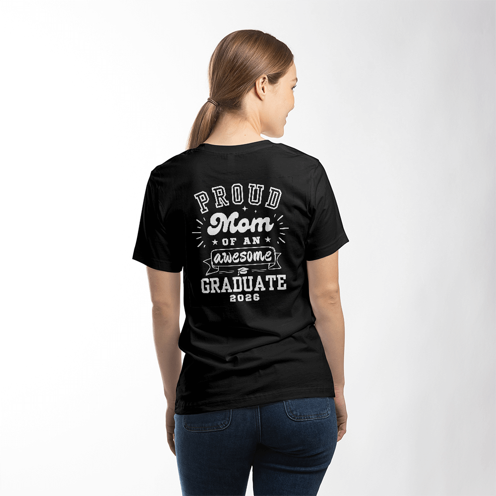 Bella + Canvas 3001 Unisex T-Shirt Back Print - Mom-2