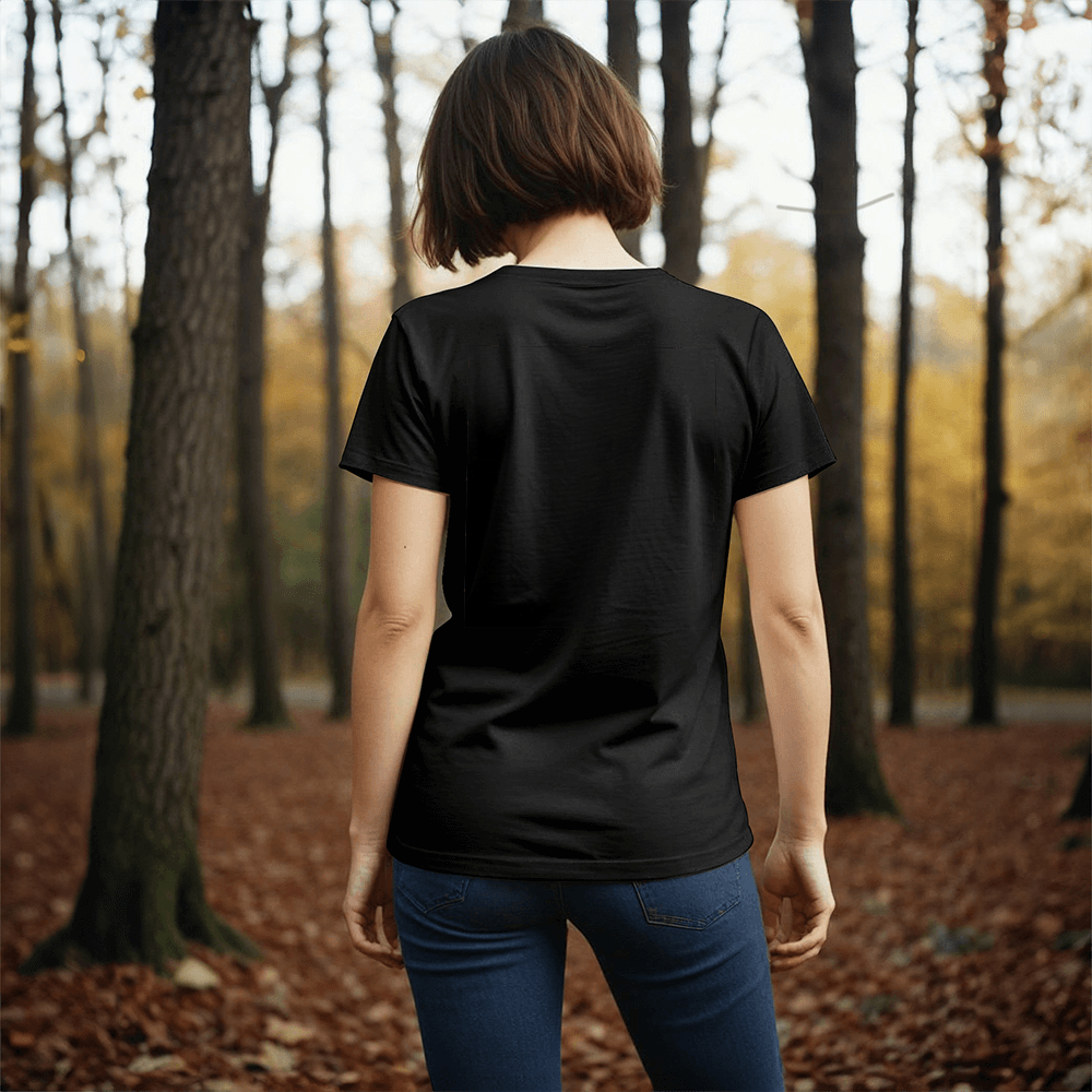 Bella + Canvas 3001 Unisex T-Shirt Back Print - Mom