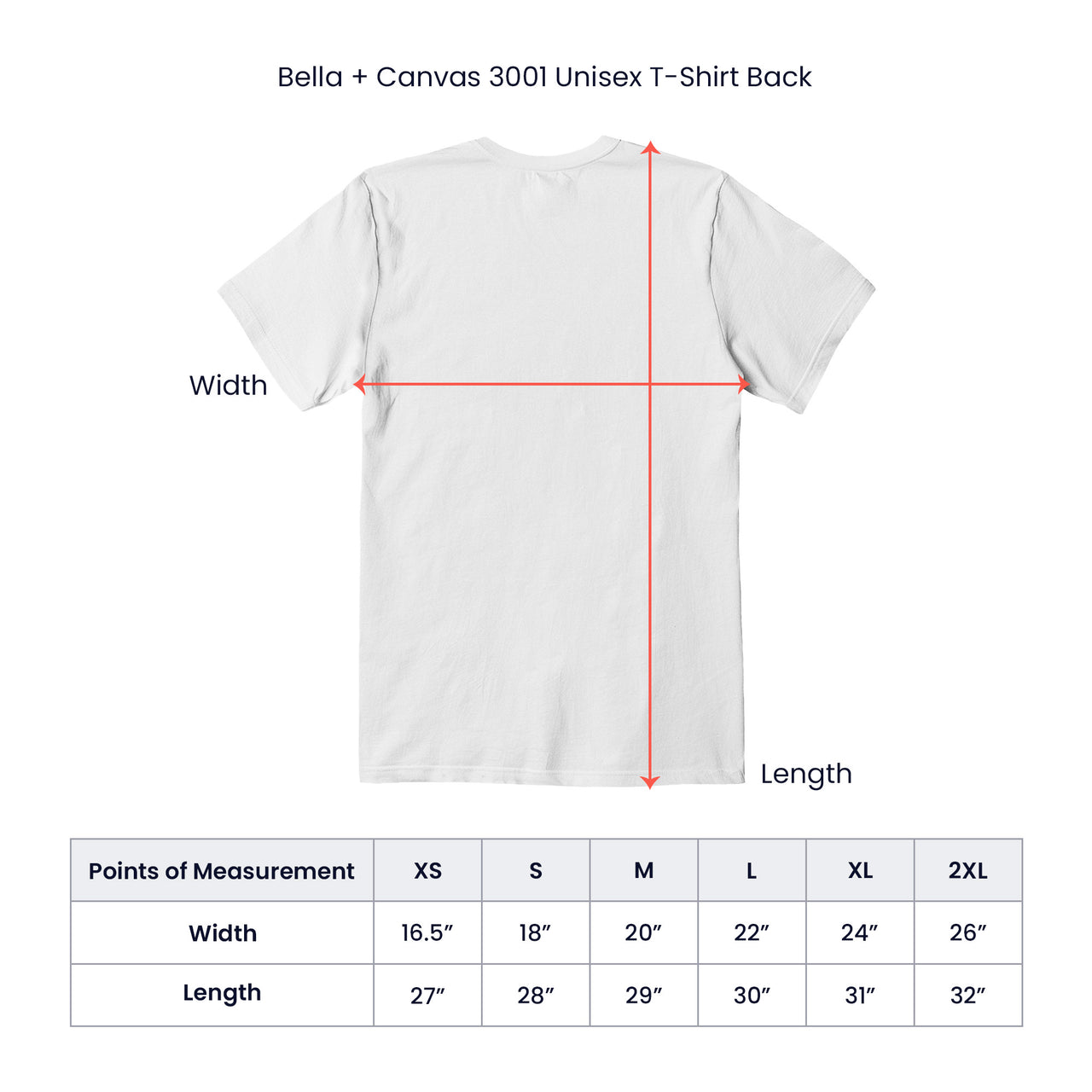 Bella + Canvas 3001 Unisex T-Shirt Back Print - Mom-2