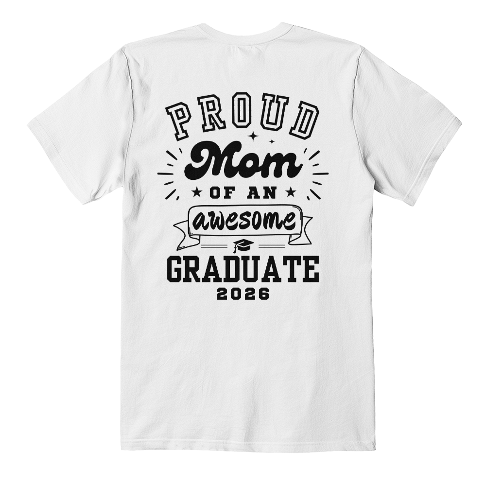 Bella + Canvas 3001 Unisex T-Shirt Back Print - Mom