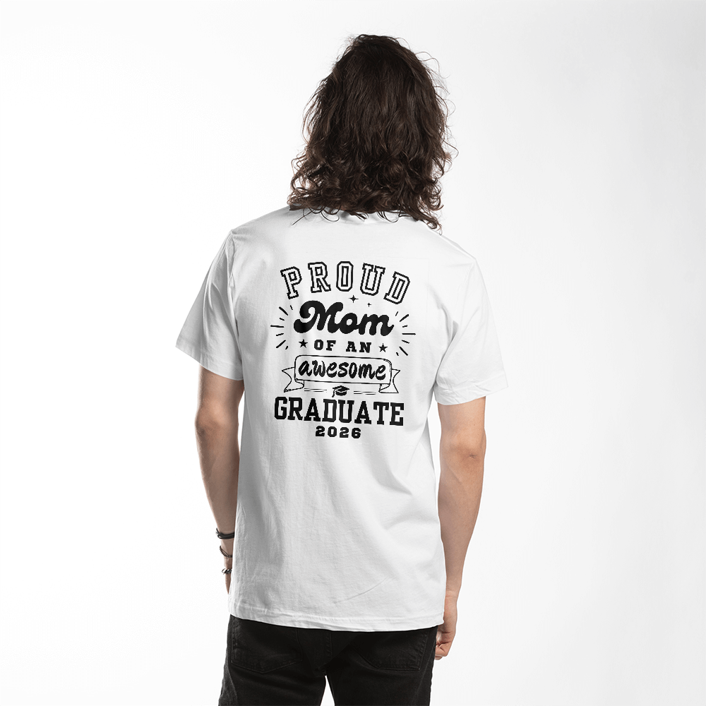 Bella + Canvas 3001 Unisex T-Shirt Back Print - Mom