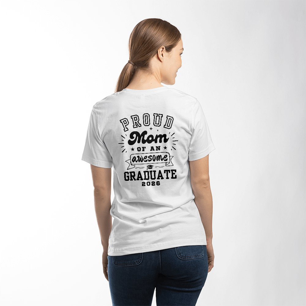 Bella + Canvas 3001 Unisex T-Shirt Back Print - Mom