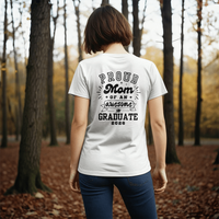 Bella + Canvas 3001 Unisex T-Shirt Back Print - Mom