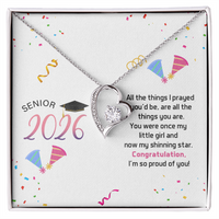 Forever Love Necklace - Senior Graduation, Gift for Daughter