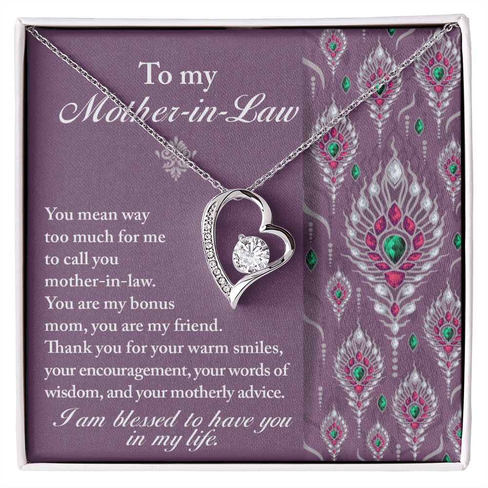 Interlocking Hearts Necklace – Daughter - in - Law Bonus Mom Gift - TreasuredTale