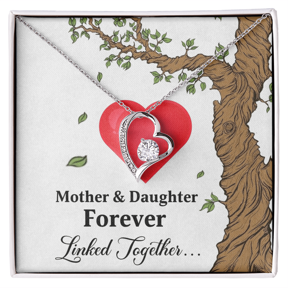 Forever Love Necklace for Mom from Daughter - Mother's Day Gift - Mother & Daughter Forever
