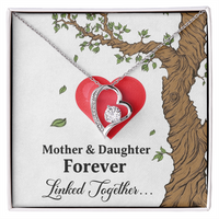 Forever Love Necklace for Mom from Daughter - Mother's Day Gift - Mother & Daughter Forever