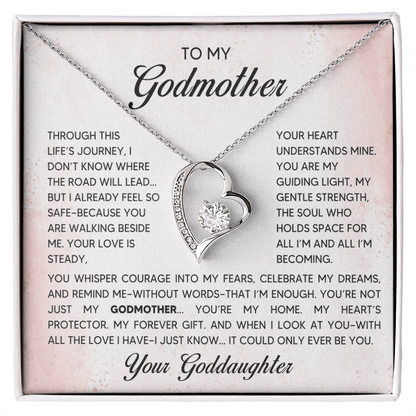 Love Knot Necklace - Godmother - 2 - TreasuredTale