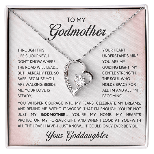Love Knot Necklace - Godmother - 2 - TreasuredTale