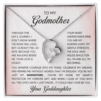 Love Knot Necklace - Godmother - 2 - TreasuredTale
