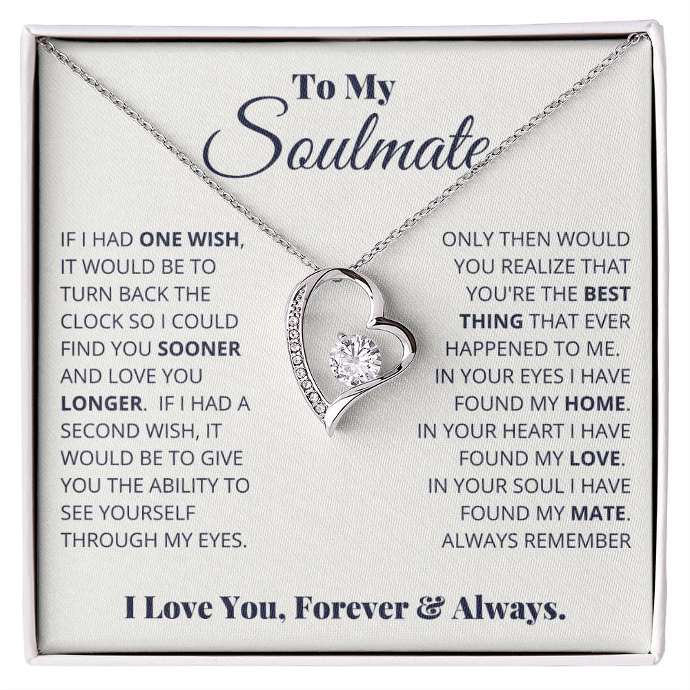 Forever Love Necklace for Soulmate - Mother's Day Gift