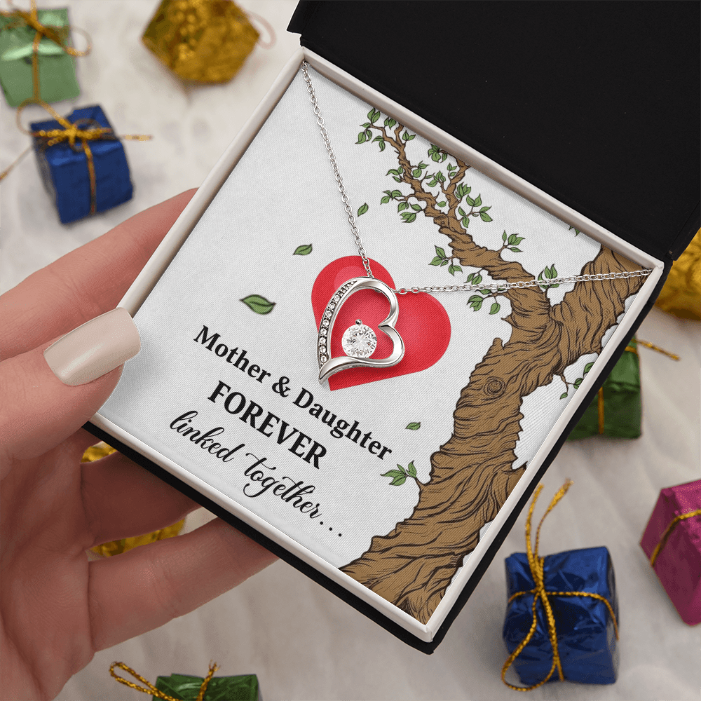 Mother & Daughter Forever Love Necklace - TreasuredTale