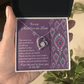 Interlocking Hearts Necklace – Daughter - in - Law Bonus Mom Gift - TreasuredTale