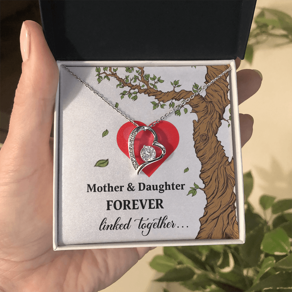 Mother & Daughter Forever Love Necklace - TreasuredTale