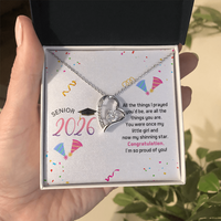 Forever Love Necklace - Senior Graduation, Gift for Daughter