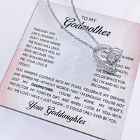 Love Knot Necklace - Godmother - 2 - TreasuredTale