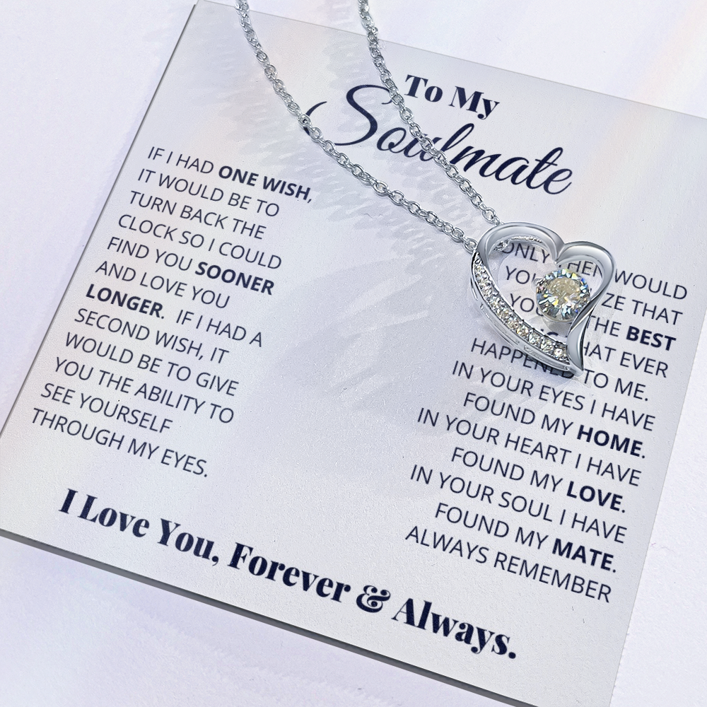 Forever Love Necklace for Soulmate - Mother's Day Gift
