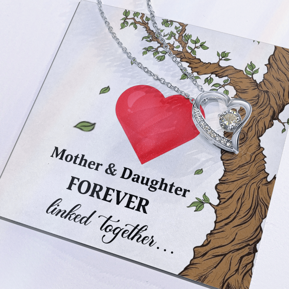 Mother & Daughter Forever Love Necklace - TreasuredTale
