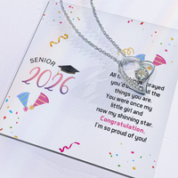 Forever Love Necklace - Senior Graduation, Gift for Daughter