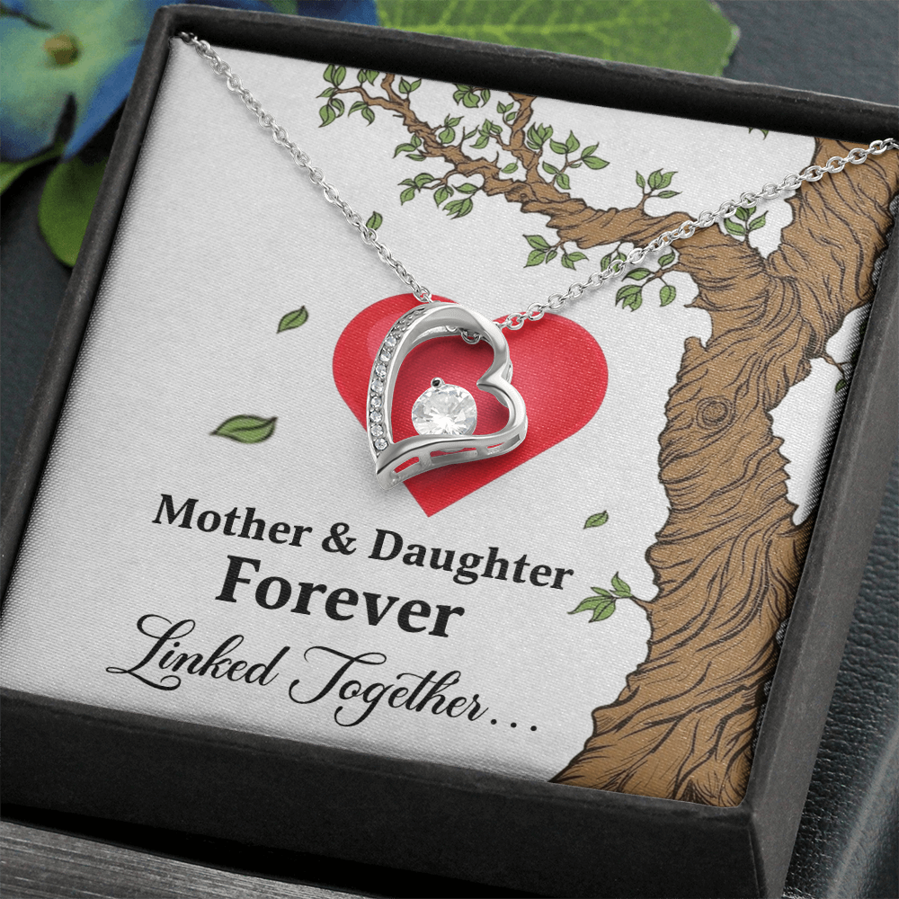 Forever Love Necklace for Mom from Daughter - Mother's Day Gift - Mother & Daughter Forever