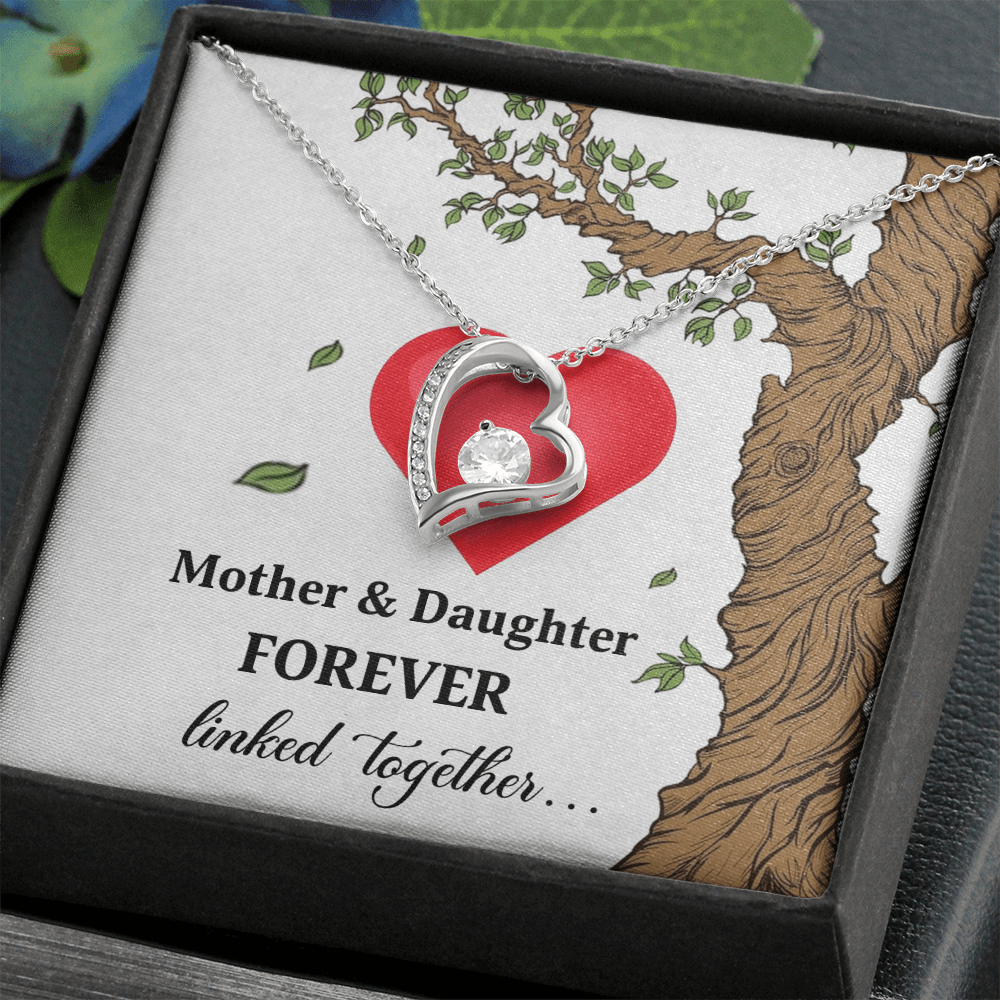 Mother & Daughter Forever Love Necklace - TreasuredTale