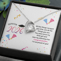 Forever Love Necklace - Senior Graduation, Gift for Daughter