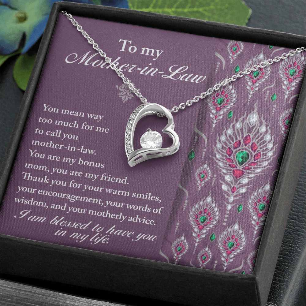 Interlocking Hearts Necklace – Daughter - in - Law Bonus Mom Gift - TreasuredTale