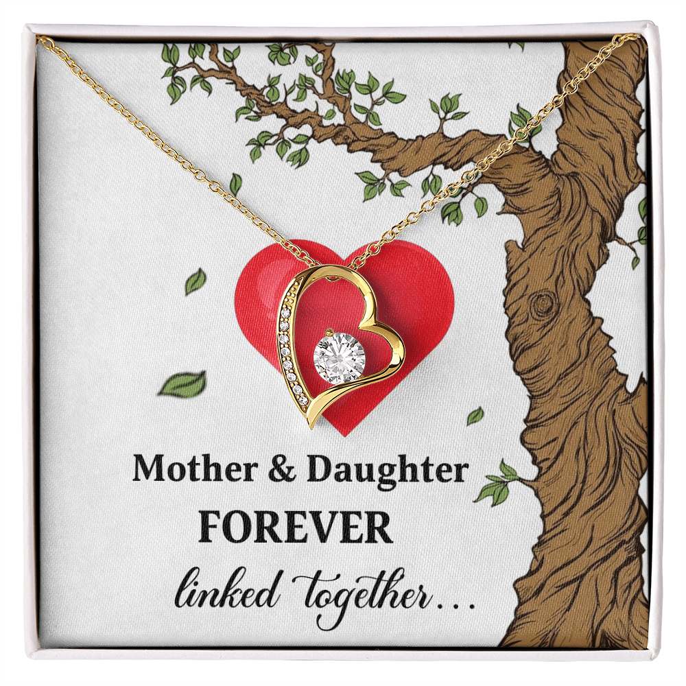Mother & Daughter Forever Love Necklace - TreasuredTale