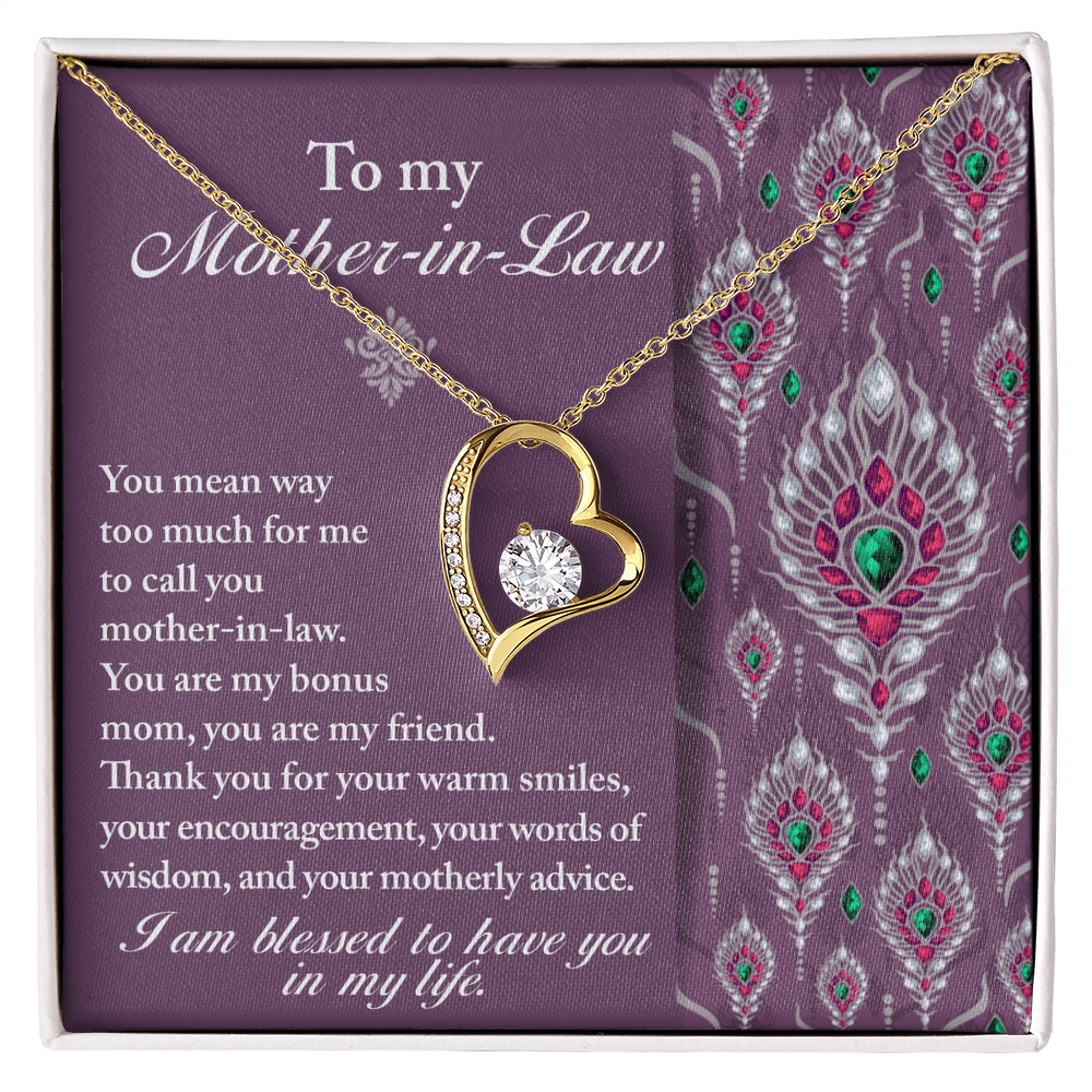 Interlocking Hearts Necklace – Daughter - in - Law Bonus Mom Gift - TreasuredTale