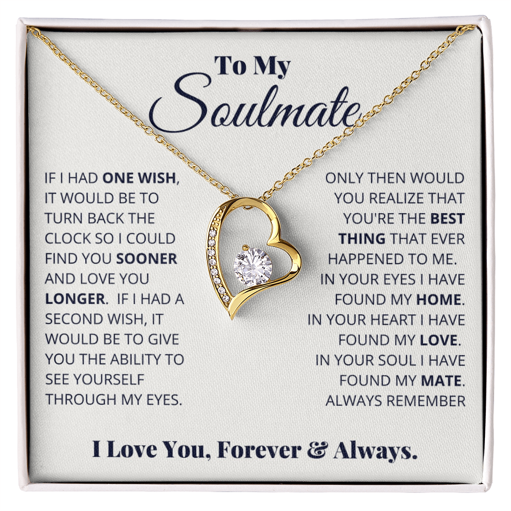 Forever Love Necklace for Soulmate - Mother's Day Gift