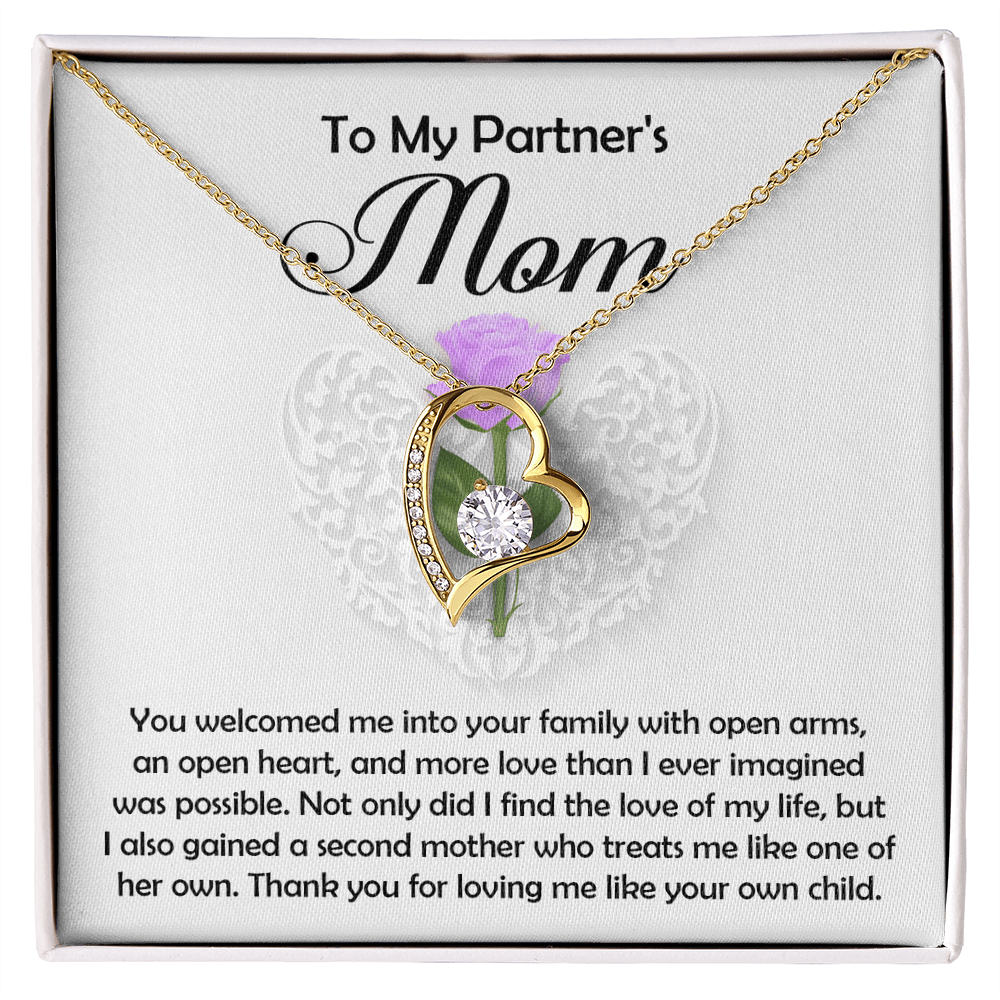 Forever Love Necklace – Partner's Mom Gift - TreasuredTale