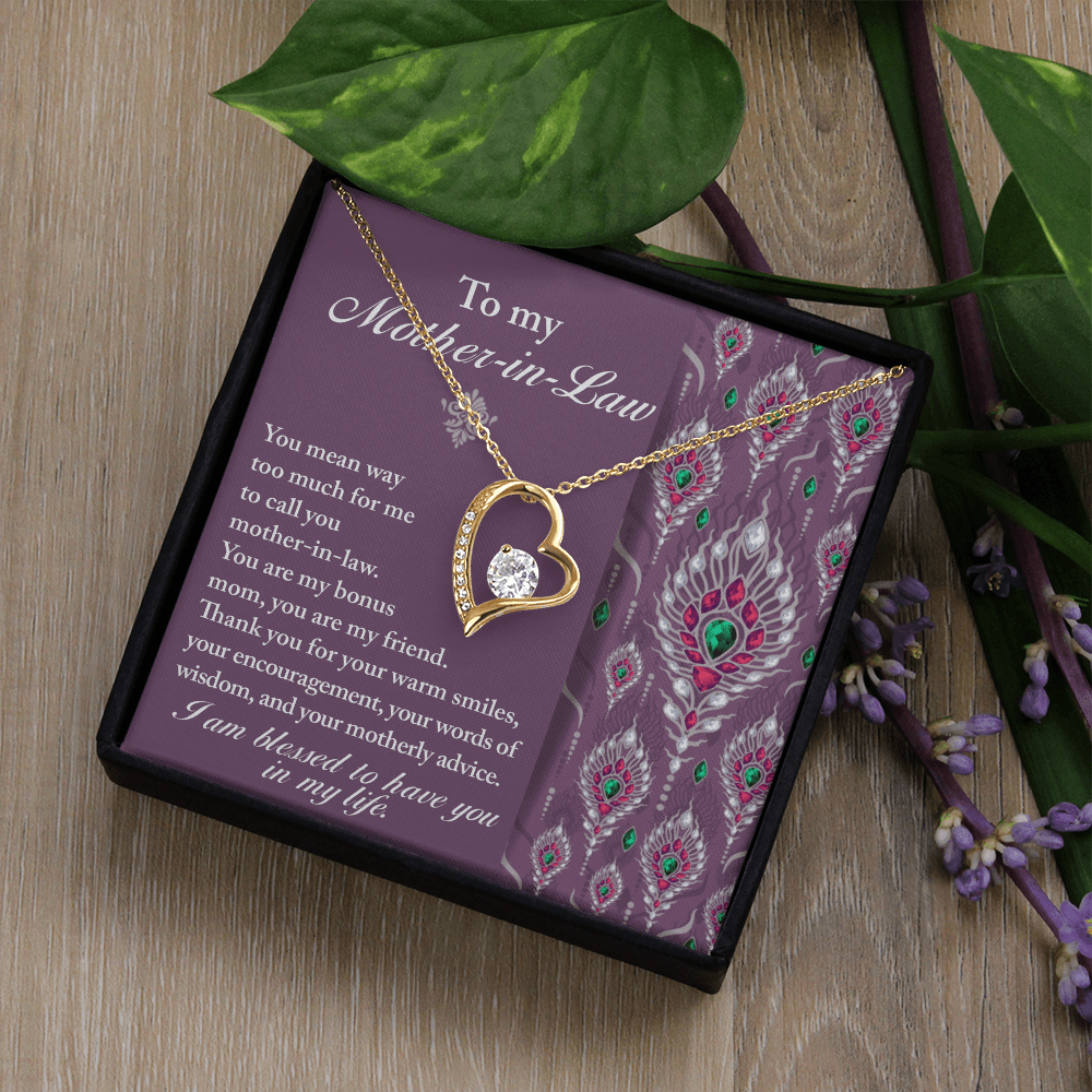 Interlocking Hearts Necklace – Daughter - in - Law Bonus Mom Gift - TreasuredTale