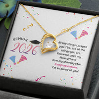 Forever Love Necklace - Senior Graduation, Gift for Daughter