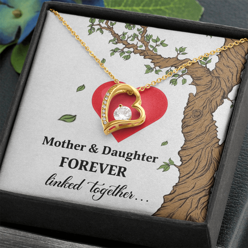 Mother & Daughter Forever Love Necklace - TreasuredTale