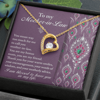 Interlocking Hearts Necklace – Daughter - in - Law Bonus Mom Gift - TreasuredTale