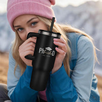 40oz Tumbler - Laser engraved - Phd