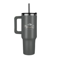 40oz Tumbler - Laser engraved - Phd