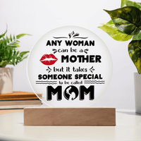 Acrylic Circle Plaque – Special Mom Gift with Love - TreasuredTale