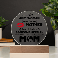 Acrylic Circle Plaque – Special Mom Gift with Love - TreasuredTale