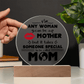 Acrylic Circle Plaque – Special Mom Gift with Love - TreasuredTale