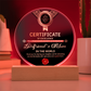 Acrylic Circle Plaque – Best Girlfriend's Mom Gift