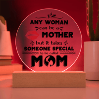 Acrylic Circle Plaque – Special Mom Gift with Love - TreasuredTale