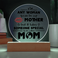Acrylic Circle Plaque – Special Mom Gift with Love - TreasuredTale