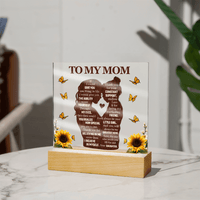 Acrylic Plaque – To My Mom from Daughter - TreasuredTale