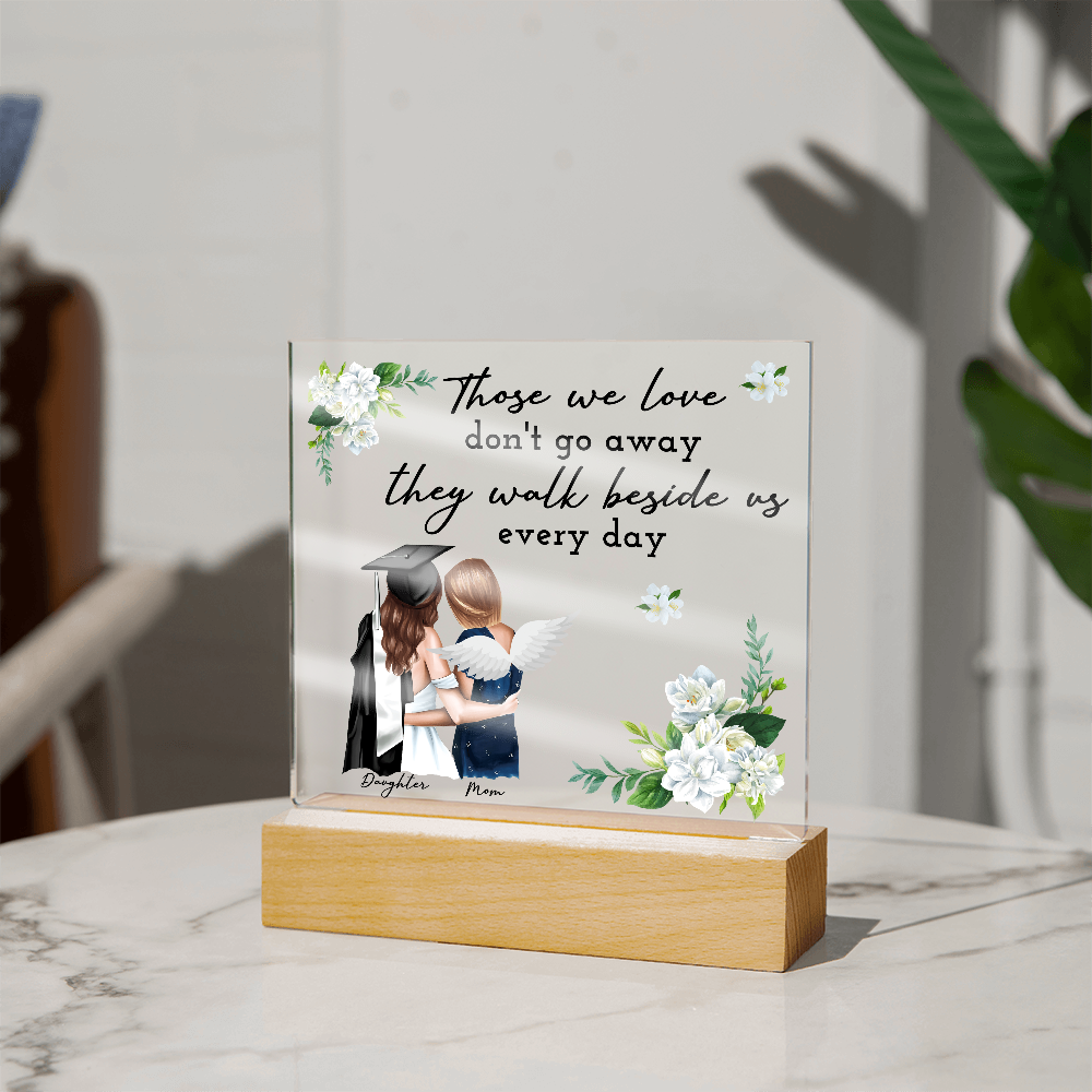 Acrylic Square Plaque - Memorial