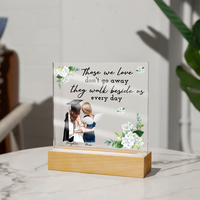 Acrylic Square Plaque - Memorial