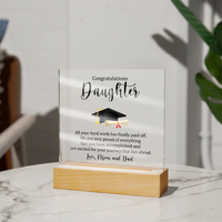 Acrylic Square Plaque - Gradation Daughter