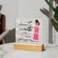 New Adventure Plaque – Personalized Mom to Be Gift - TreasuredTale